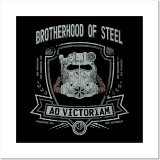 BROTHERHOOD OF STEEL (AD VICTORIAM) Posters and Art